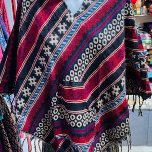 Poncho en laine de yak 3