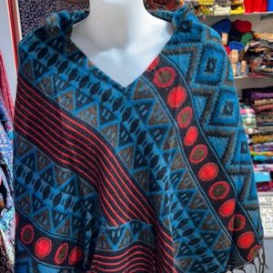 Poncho en laine de yak 4